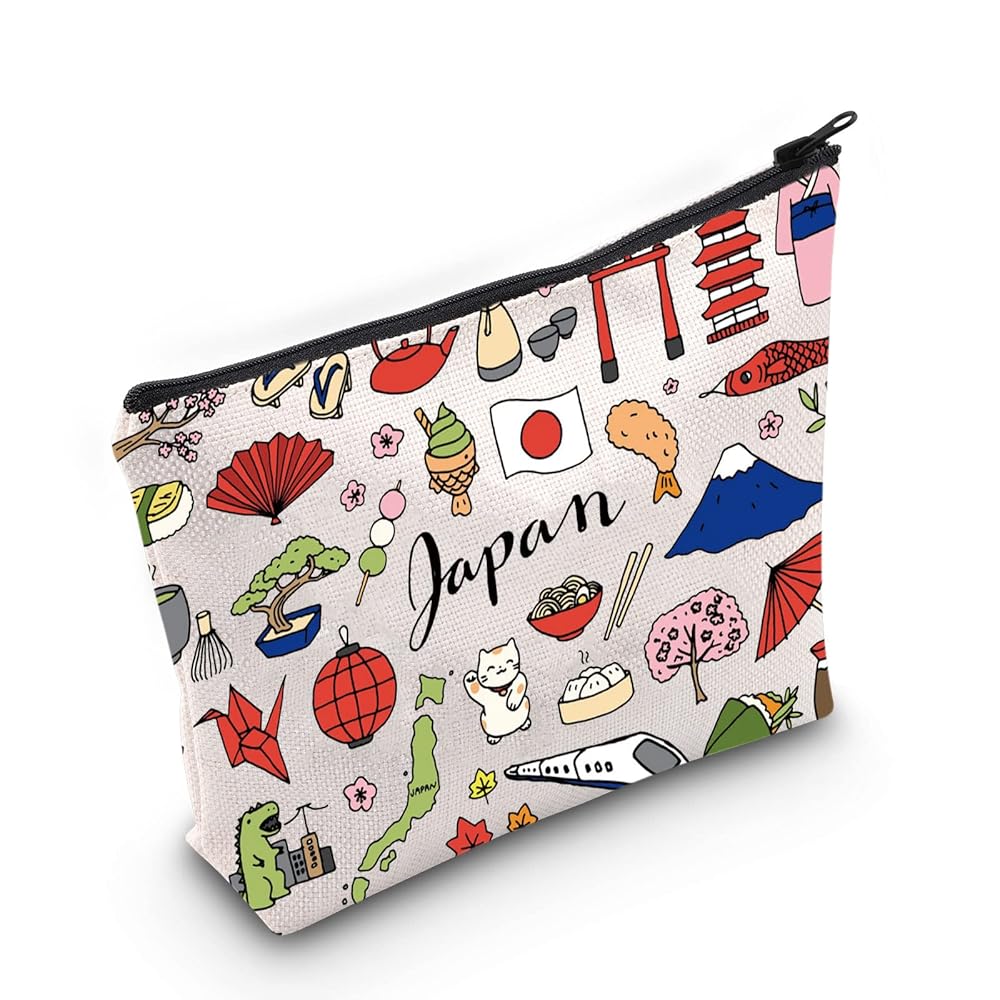 【L'Appartement Bonjour Pouch】 Amazon.com: LEVLO Japan Travel Pouch - Zipper Pouch Bag for